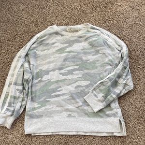 Havana camo crewneck sweater